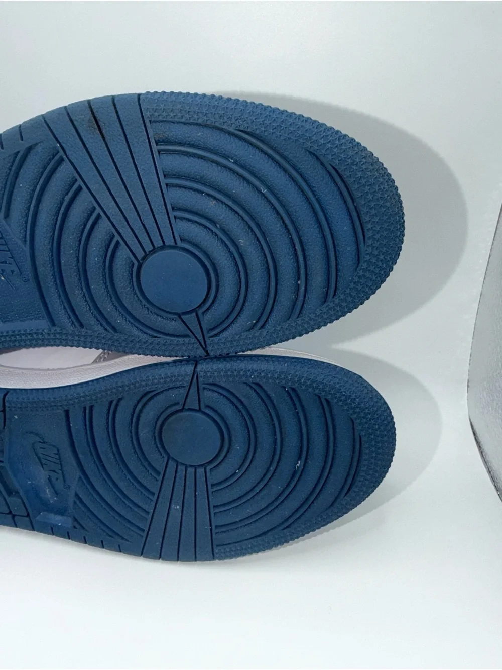 Nike Kids Mid-Top Sneakers - White, Gray & Blue